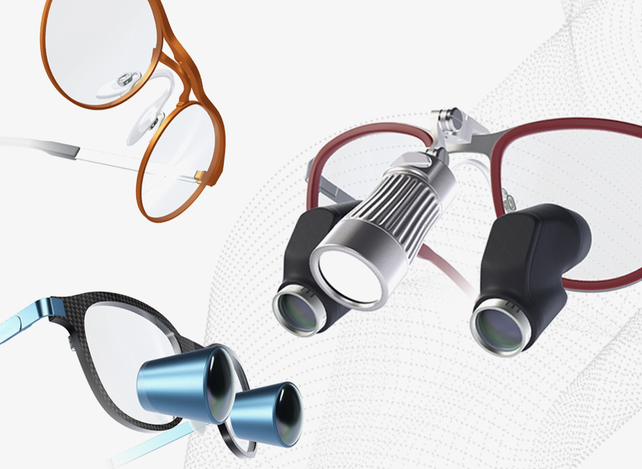 ExamVision Kreator lup 3D z lupą Galilean HD i Kepler Reflekt